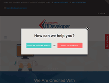 Tablet Screenshot of bdeveloper.com